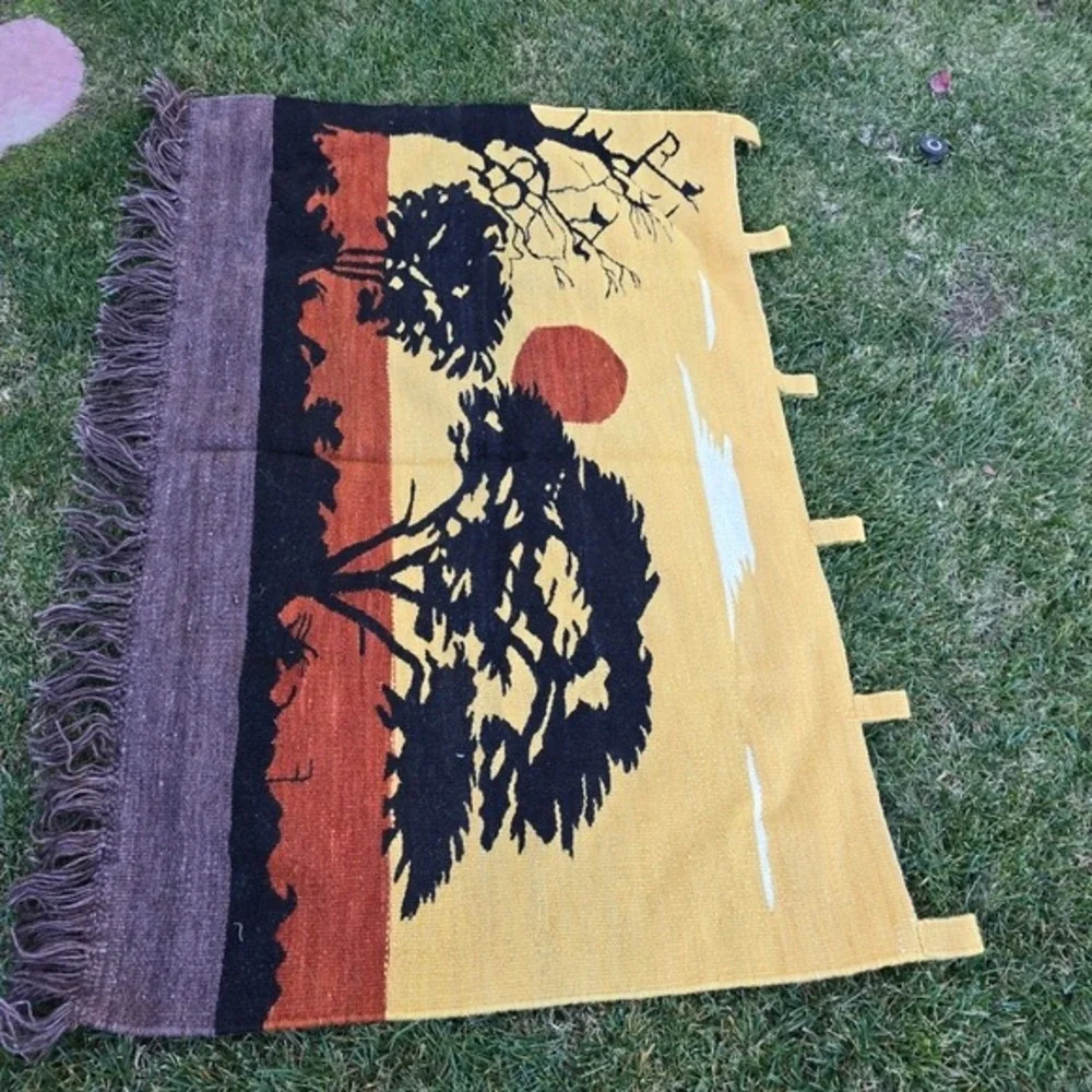 Sunset Wool Tapestry Wall Hanging‎ 48